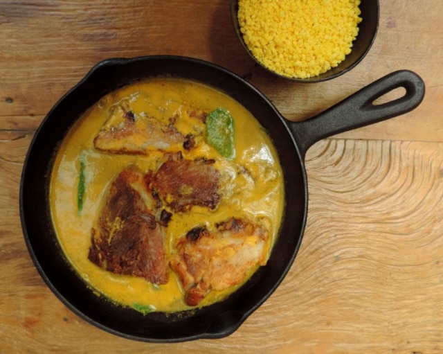 Neide Rigo|Estadão Canhapira, receita de porco no tucumã