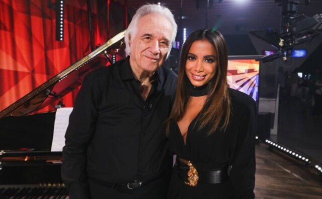 Felipe Martini / Globo / Divulgação João Carlos Martins e Anitta.