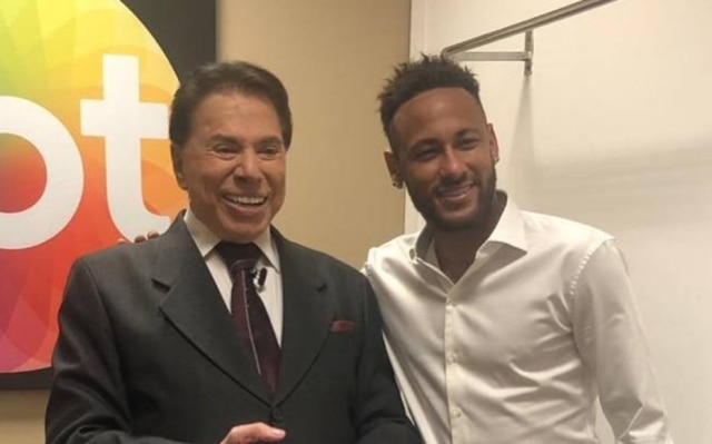 Instagram / @institutoneymarjr Silvio Santos e Neymar
