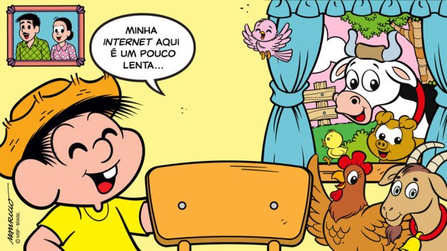 Divulgação/MSP Chico Bento, um dos personagens de Mauricio de Sousa