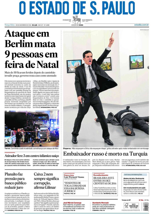 Acervo/Estadão > Estadão - 20/12/2016