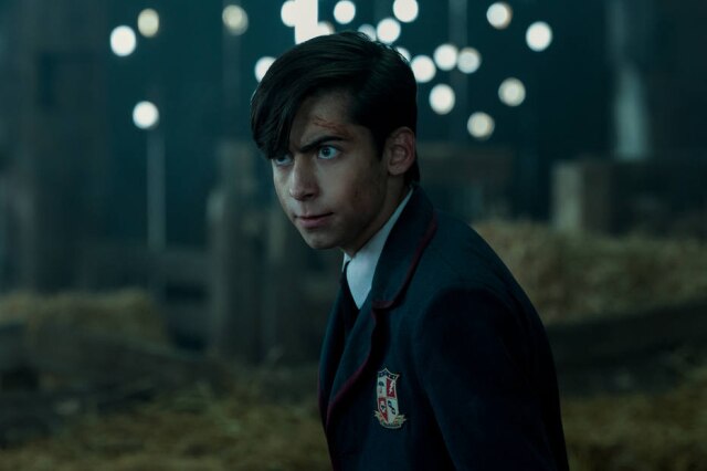 Christos Kalohoridis/Netflix Aidan Gallagher tem 18 anos e interpreta o Número Cinco em 'The Umbrella Academy'.