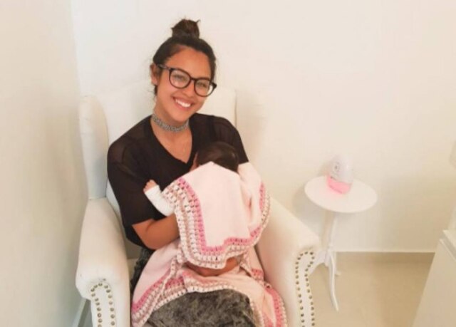 Instagram/@YannaLavigne Yanna Lavigne e Madalena, sua filha com Bruno Gissoni.