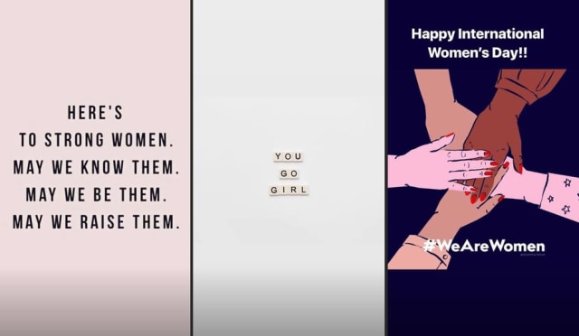 Instagram / @ddlovato Mensagens publicadas por Demi Lovato no Dia Internacional da Mulher.
