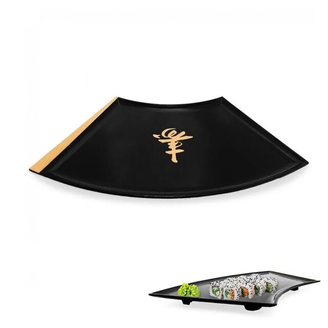 Submarino Da Submarino, prato em formato de leque para comida japonesa, R$ 29,99