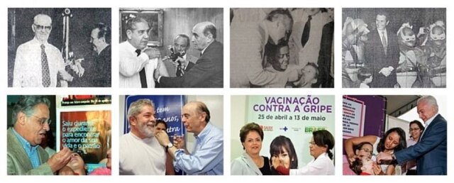 Acervo/Estadão Presidentes da República participaram ativamente em diferentes campanhas de vacinação durante seus governos, incentivando a população a se vacinar e mostrando que os imunizantes são seguros.