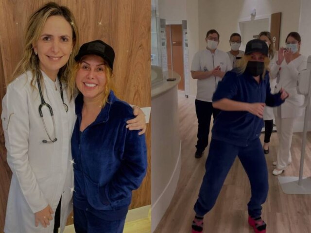 Instagram/@joelmaareal Joelma recebeu alta hospital após internação por edema no rosto.