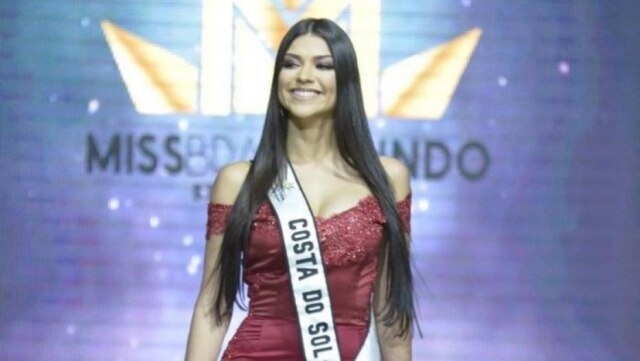 Instagram/@missbrasiloficial Gleycy Correia foi Miss Costa do Sol 2018. Ela morreu na última segunda-feira, 20 de junho.