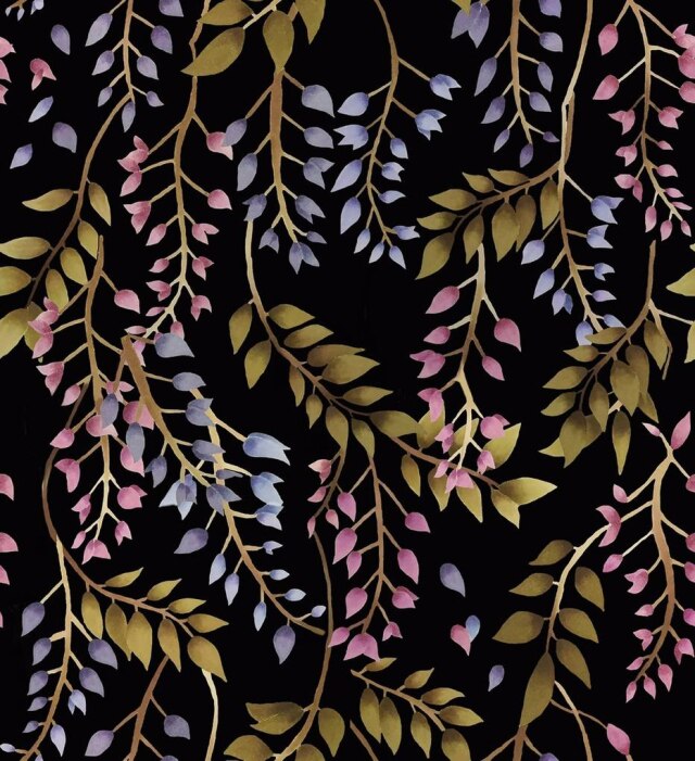 Divulgação Outras das estampas criadas pelo Studio Loom para papel de parede da Branco