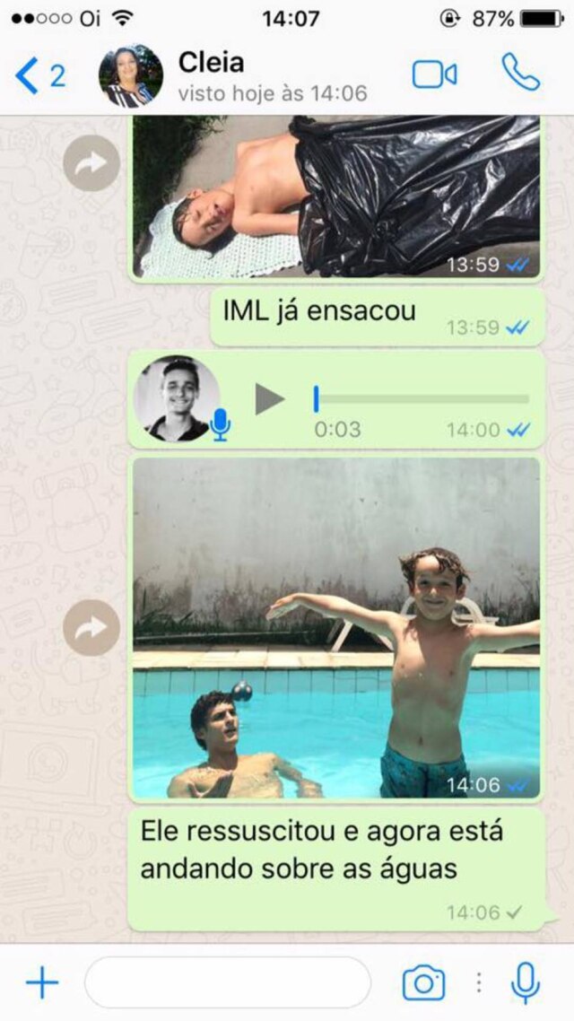 Reprodução / Facebook @pietra.bilek .