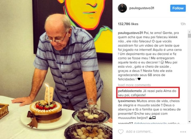 Reprodução/ Instagram .