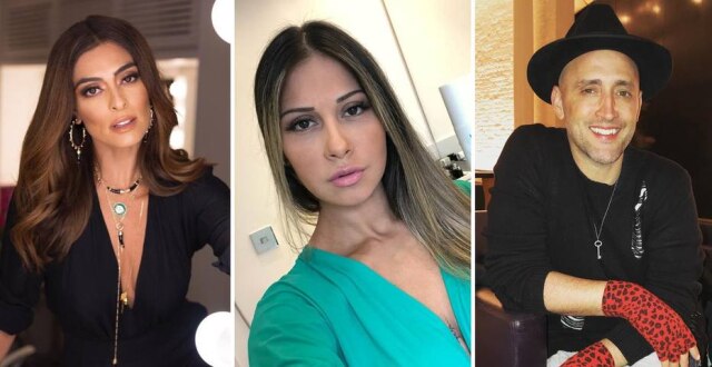 Instagram/@julianapaes/@mayracardi/@paulogustavo31 Artistas mostraram estragos das chuvas no Rio de Janeiro.