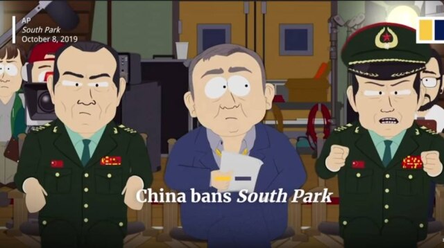 Reprodução As buscas por South Park no Weibo, o equivalente chinês do Twitter, e em outros sites não mostrava nenhum resultado
