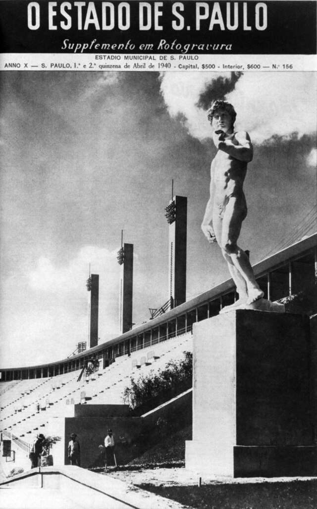 Acervo Estadão Estádio do Pacaembu, em abril de 1940