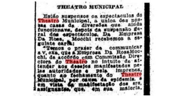 Acervo/Estadão O Estado de S.Paulo - 24/10/1918Clique aqui para ver a página
