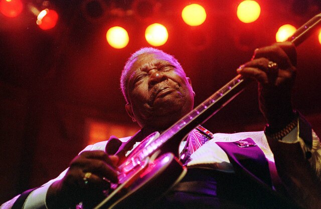 Valéria Gonçalvez/ Estadão BB King se apresenta em show na casa Bourbon Street em Moema, zona sul da capital paulista, SP. 17/03/2004.