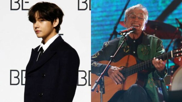 Heo Ran/REUTERS e Denise Andrade/ESTADÃO Taehyung, um dos integrantes do BTS, apareceu ouvindo 'Cucurrucucú Paloma', interpretada por Caetano Veloso.