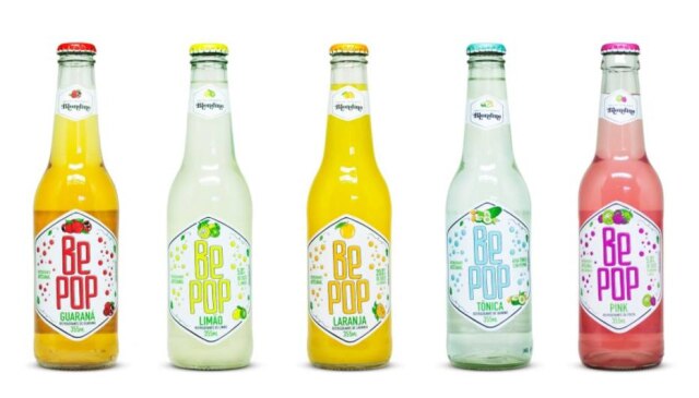 Divulgação Linha de refrigerantes Be Pop, da Blondine