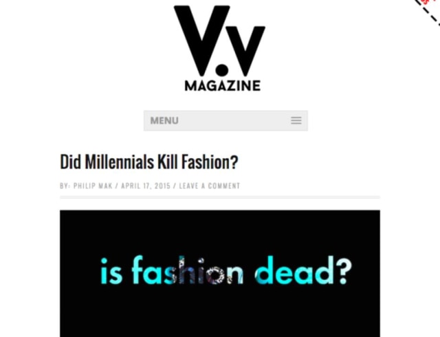Reprodução/Buzzfeed Os Millennials acabaram com a moda?