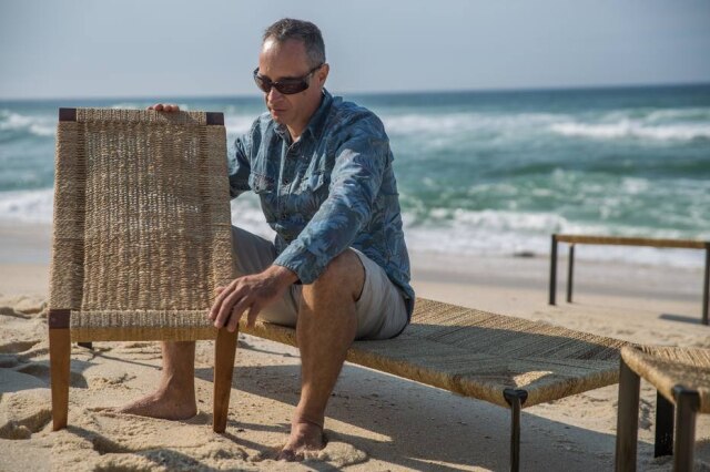 Rafael Lima/DIVULGAÇÃO O designer Edson Nunes, especialista em matéria prima renovável