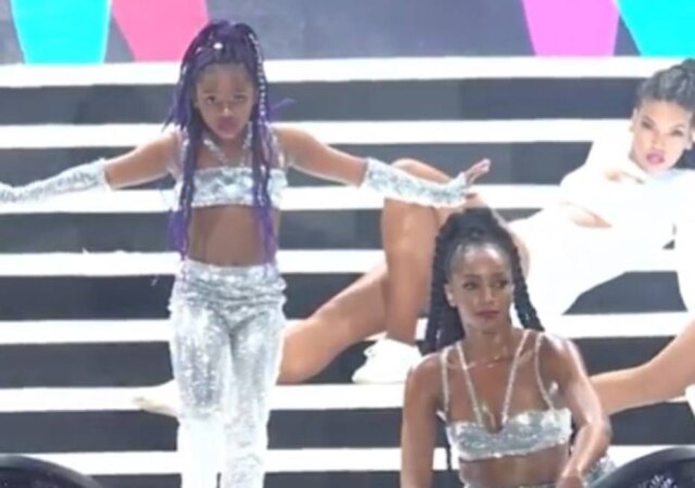 Instagram/@multishow Luara Martins e Iza durante apresentação no Rock in Rio 2019.