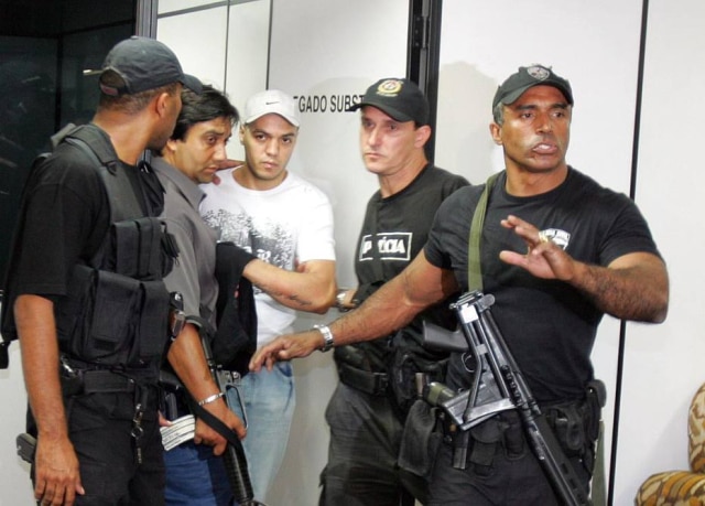 Wilton Junior / Estadão Cantor Belo no dia de sua prisão, em 5 de novembro de 2004.