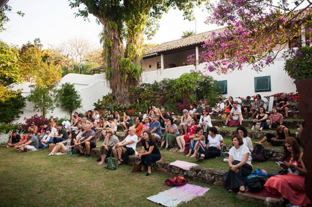 Mariana Retorre Uma das palestras ao ar livre na edição 2019 da Semana Criativa de Tiradentes