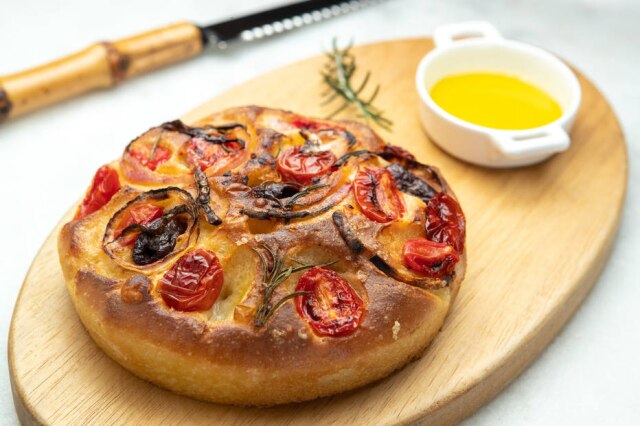 Daniel Teixeira/Estadão Focaccia assada na airfryer.