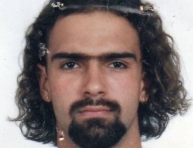 Twitter/@MarceloAdnet Foto antiga do apresentador Tadeu Schmidt publicada pelo humorista Marcelo Adnet