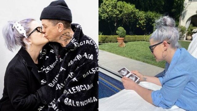 Instagram/@kellyosbourne Nas redes sociais, Kelly Osbourne e Sid Wilson anunciam que estão esperando o primeiro filho.