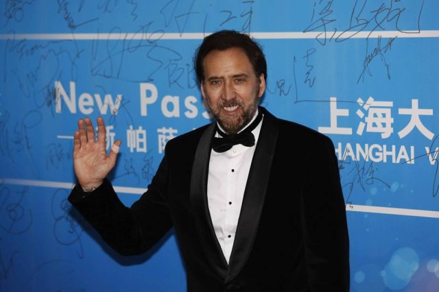 Reuters / Tyrone Siu O ator Nicolas Cage sofreu uma fratura em seu tornozelo enquanto filmava seu novo filme na Bulgária.