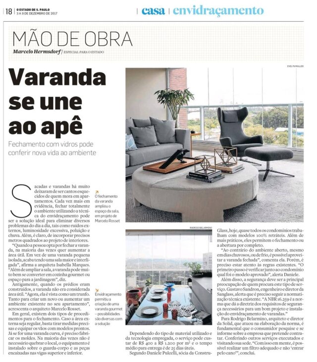 Reprodulção Envidraçamento pode dar nova vida ao ambiente, que poder ter várias utilidades