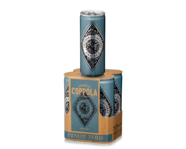Coppola Tendência. Alguns vinhos de Coppola já estão disponíveis em latinha