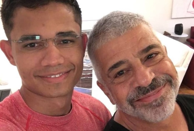 Instagram / @clebson.teixeira Lulu Santos e Clebson Teixeira