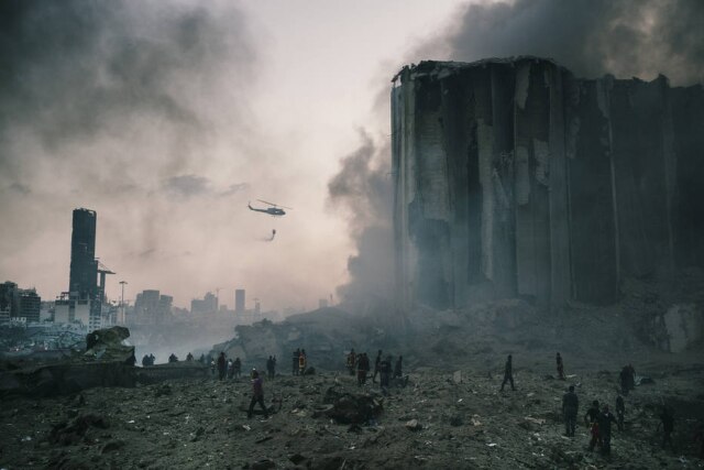 Lorenzo Tugnoli for The Washington Post Explosões no porto de Beirute, capital do Líbano, deixaram 190 mortos, 6.500 feridos e 300 mil desabrigados