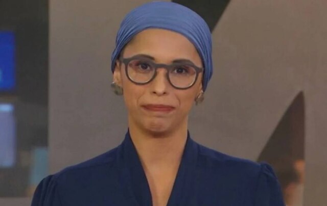 Twitter/ @GloboNews Lilian Ribeiro descobriu que está com câncer em outubro