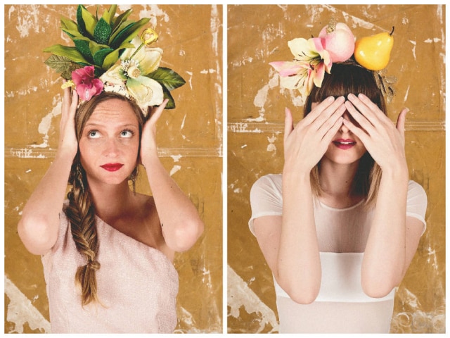 Fernando Schlaepfer/divulgação Os enfeites estilo Carmen Miranda, também da Can Can Acessórios, não deixam foliã nenhuma passar despercebida
