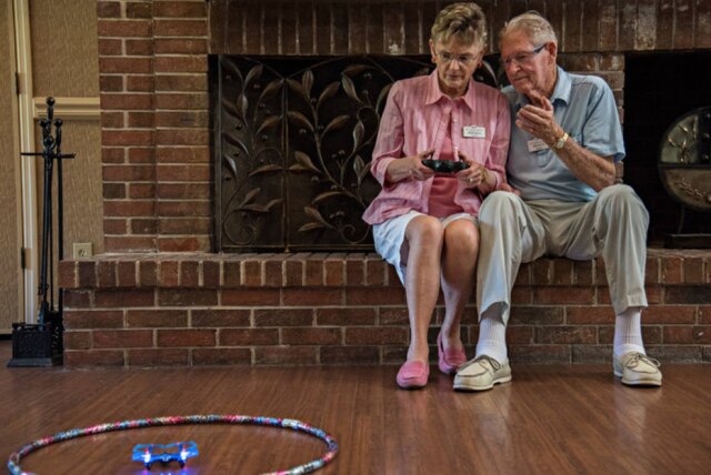 Melissa Lytle/The New York Times Treinamento com drone