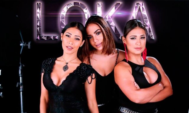 Divulgação A dulpa sertaneja Simone e Simaria com a funkeira Anitta (ao centro)