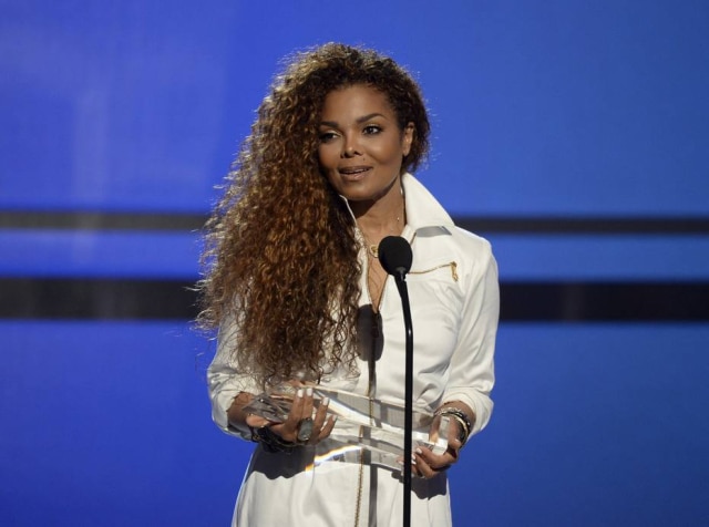 REUTERS/Kevork Djansezian Janet Jackson deu à luz seu primeiro filho em janeiro.