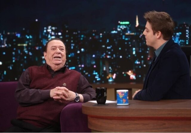 Antonio Chahestian/Record TV O 'Programa do Porchat' recebeu Raul Gil na última segunda-feira, 10.