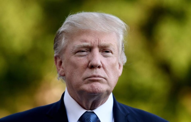 EFE/EPA/Ilivier Douliery Usuários do Twitter entenderam que um tuíte de Donald Trump sobre a Coreia do Norte incita a violência.
