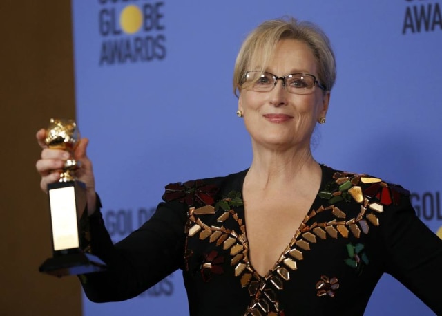 REUTERS/Mario Anzuoni Meryl Streep é uma das indicadas ao Globo de Ouro 2018