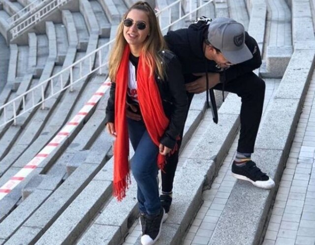 Instagram/@gabrieldiniz O cantor Gabriel Diniz, que morreu em acidente aéreo em maio de 2019, e a namorada Karoline Calheiros.