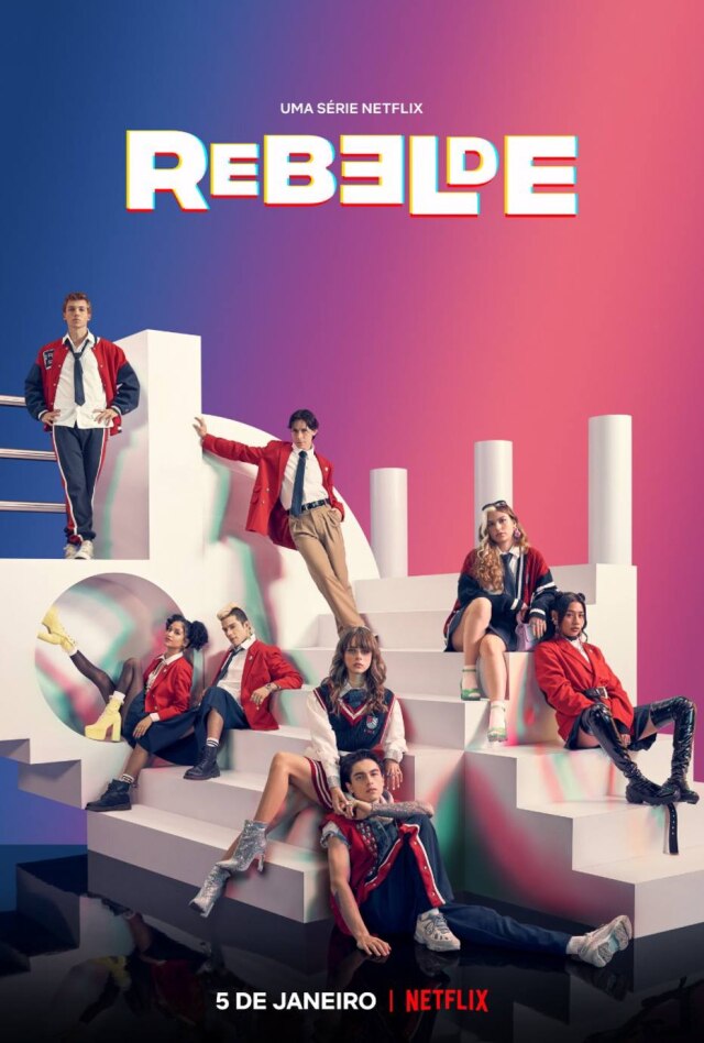 Netflix Poster da nova geração de 'Rebelde'