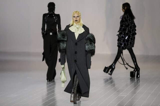 REUTERS/Carlo Allegri A cantora Lady Gaga desfilou para a grife Marc Jacobs na última Semana de Moda de Nova York