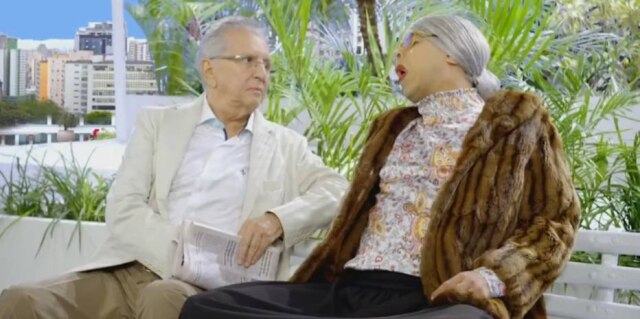 Divulgação|Globo Carlos Alberto de Nóbrega participou do último episódio do Tá no Ar, da Globo