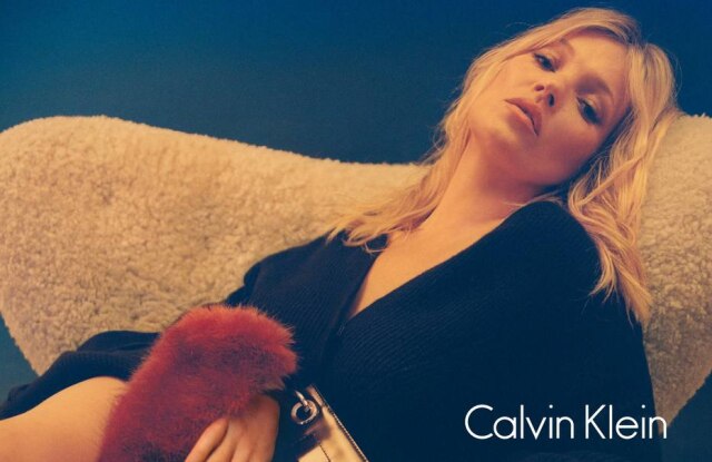 Divulgação/Calvin Klein Kate Moss é uma das estrelas da campanha do inverno 2016 da Calvin Klein.