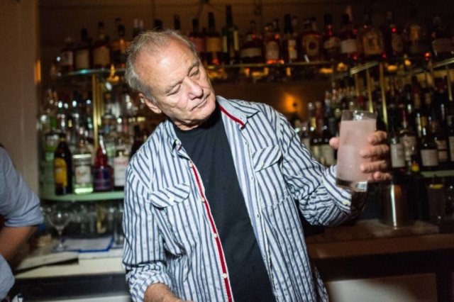 Daniel Krieger|NYT Bill Murray dá nome ao drinque de vodca, amaro e rosas.