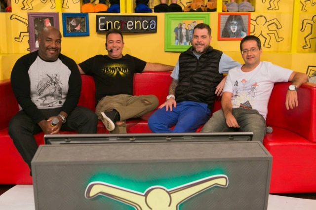 Divulgação / RedeTV! Apresentadores do 'Encrenca', da RedeTV!